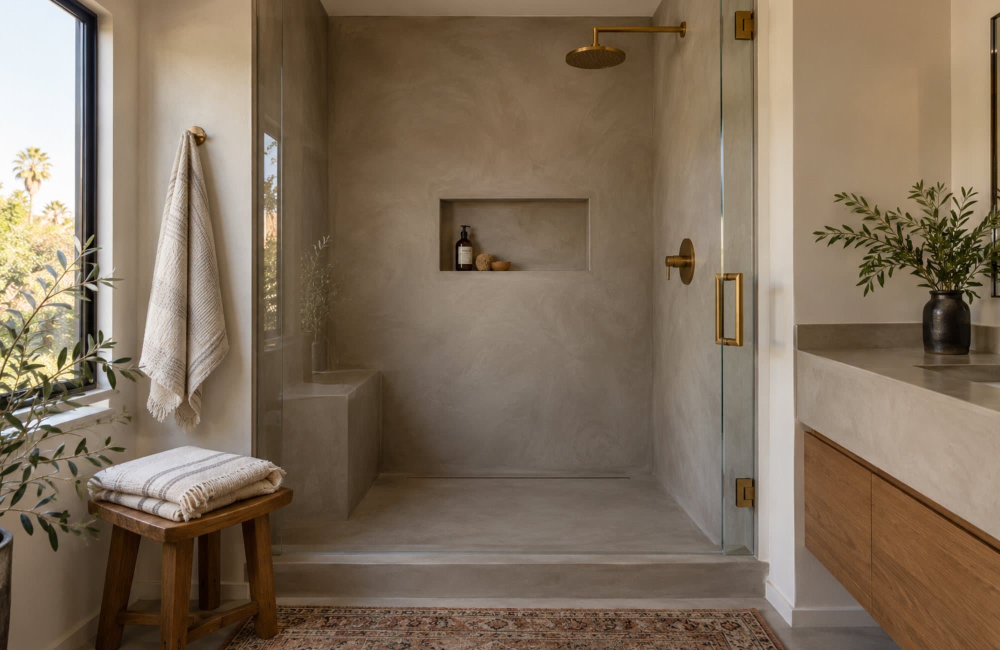 The no-demolition shower
